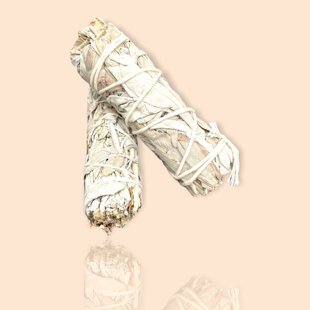 French dried SAGE pair of sticks wrapped in twine